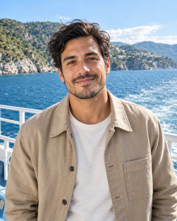Portrait of Tomás Reyes, a fictional example influencer